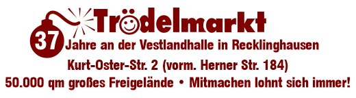 Trödelmarkt 35 Jahre Vestlandhalle Recklinghausen