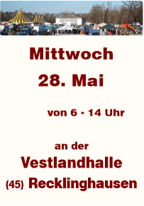 Trödeln in Herne Cranger Kirmesplatz