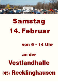 Trödeln an der Vestlandhalle Recklinghausen